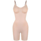 Nahtloser formender Bodysuit mit verstellbaren Trägern