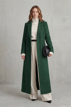 Doppelreihiger Maxi-Mantel für Damen