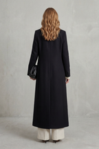 Doppelreihiger Maxi-Mantel für Damen