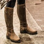 Waterproof Autumn Riding Boots with Non-Slip Sole and Cushioned Insole | Perfect for All Weather Conditions - Yellow