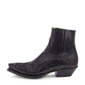 Western Cowboy Boots with Embroidery & Durable Rubber Sole | Perfect for Autumn - Black