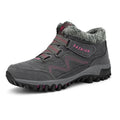 Women's Winter Boots with Warm Lining & Non-Slip Sole | Perfect for Cold Winter Days - Gray Pink