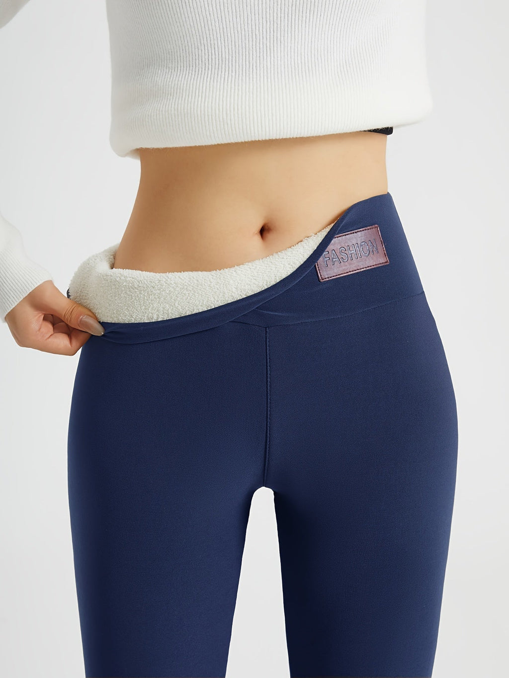 Women's High-Waist Fleece-Lined Leggings