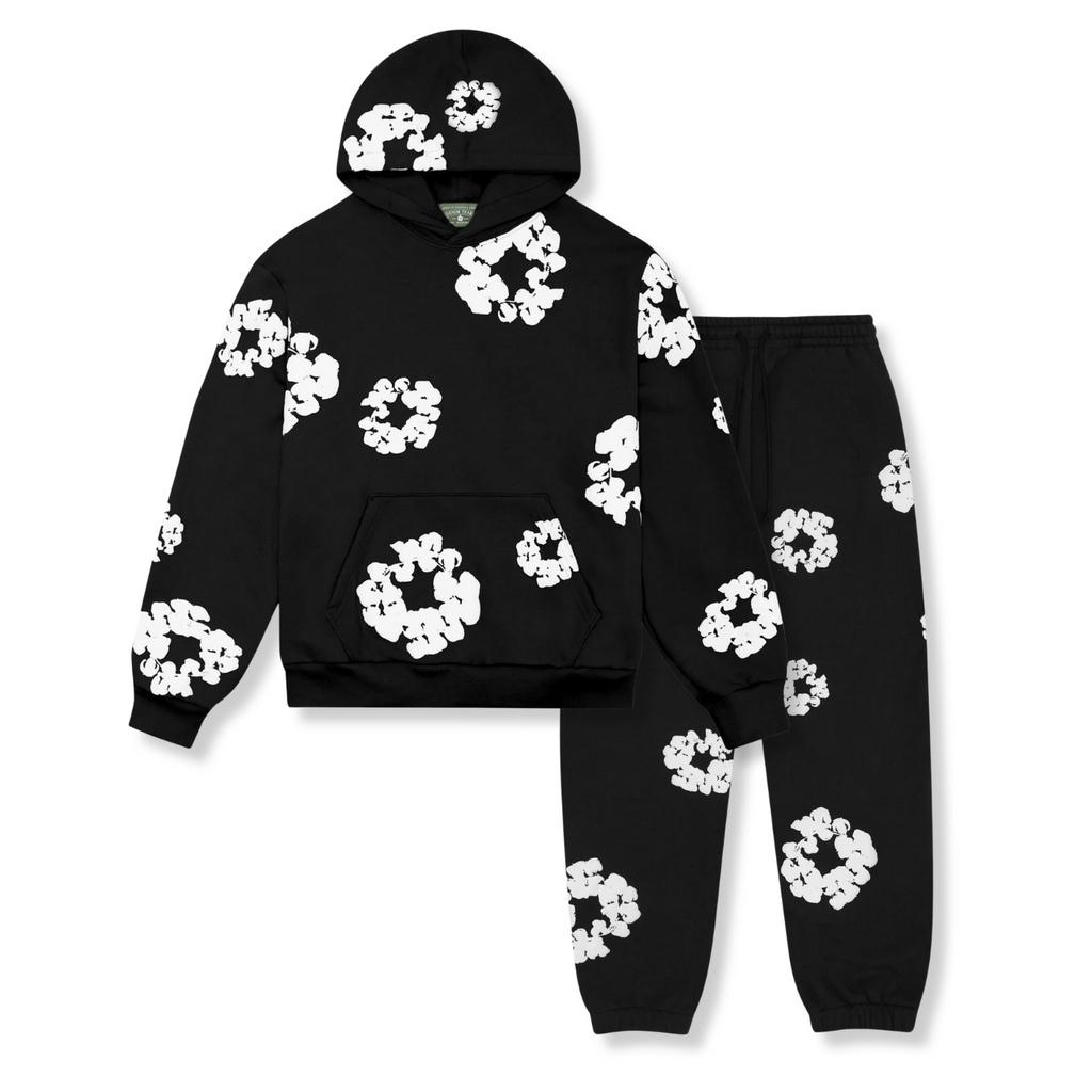Boho Floral Cozy Outfit Set | Soft Casual Wear