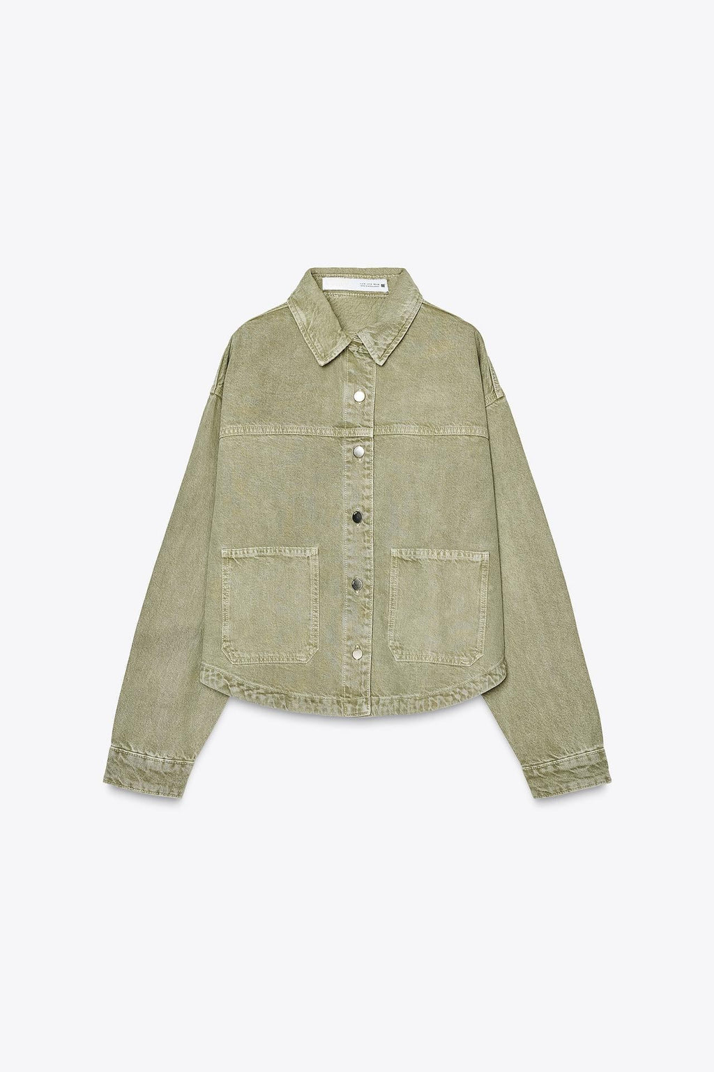 Klassische khakifarbene Jeansjacke für den Alltagsstil | Leichte Jacke