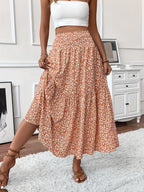 Women's Maxi Floral Skirt