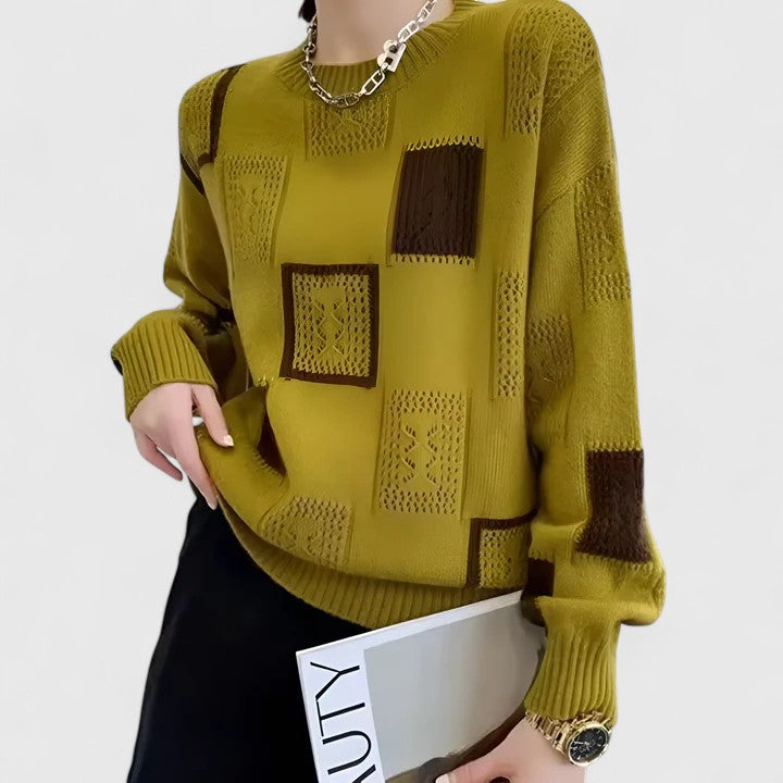 Eleganter Damenpullover mit langen Ärmeln