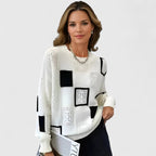 Eleganter Damenpullover mit langen Ärmeln