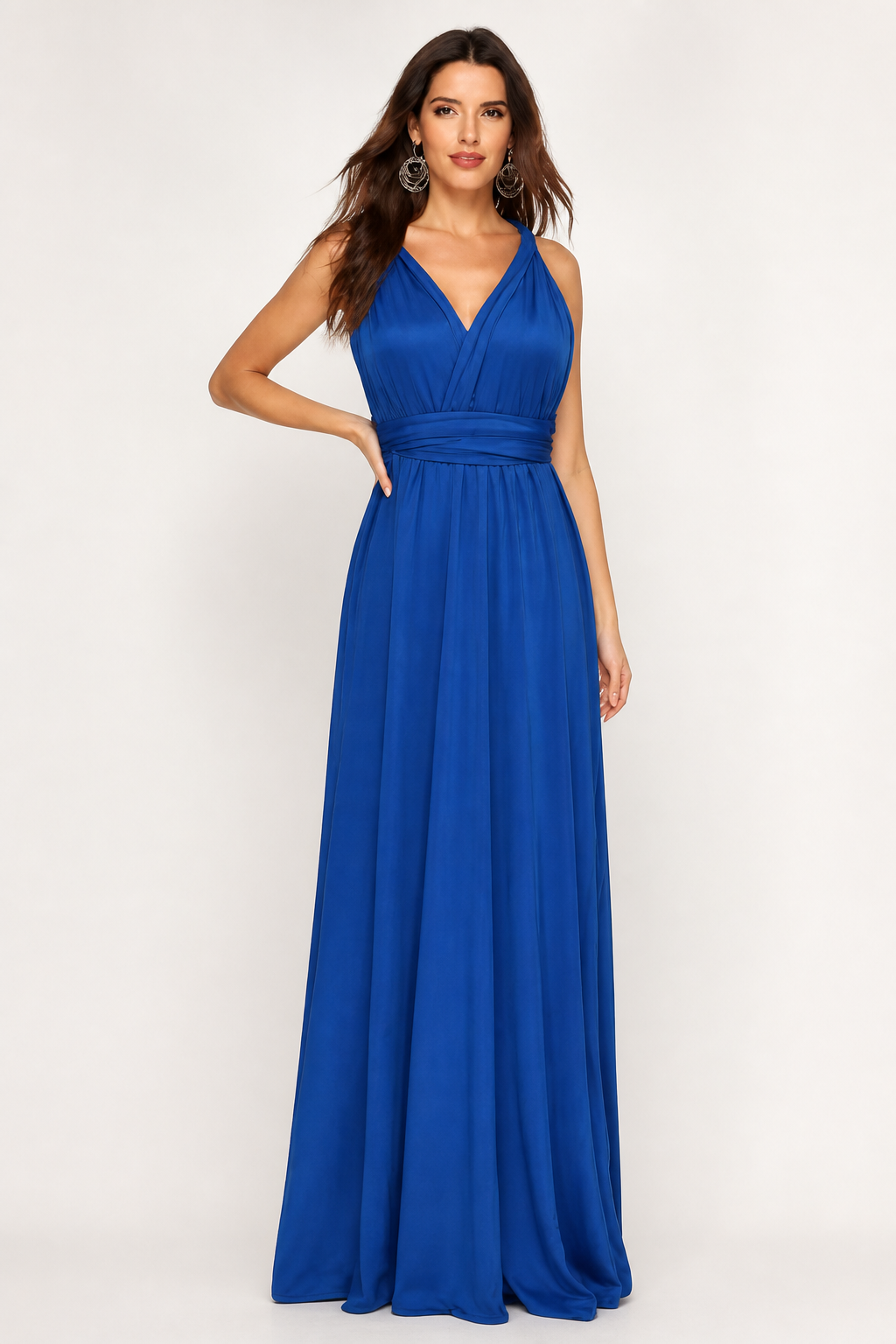 Convertible wrap dress with adjustable straps | Casual Boho Summer Dress
