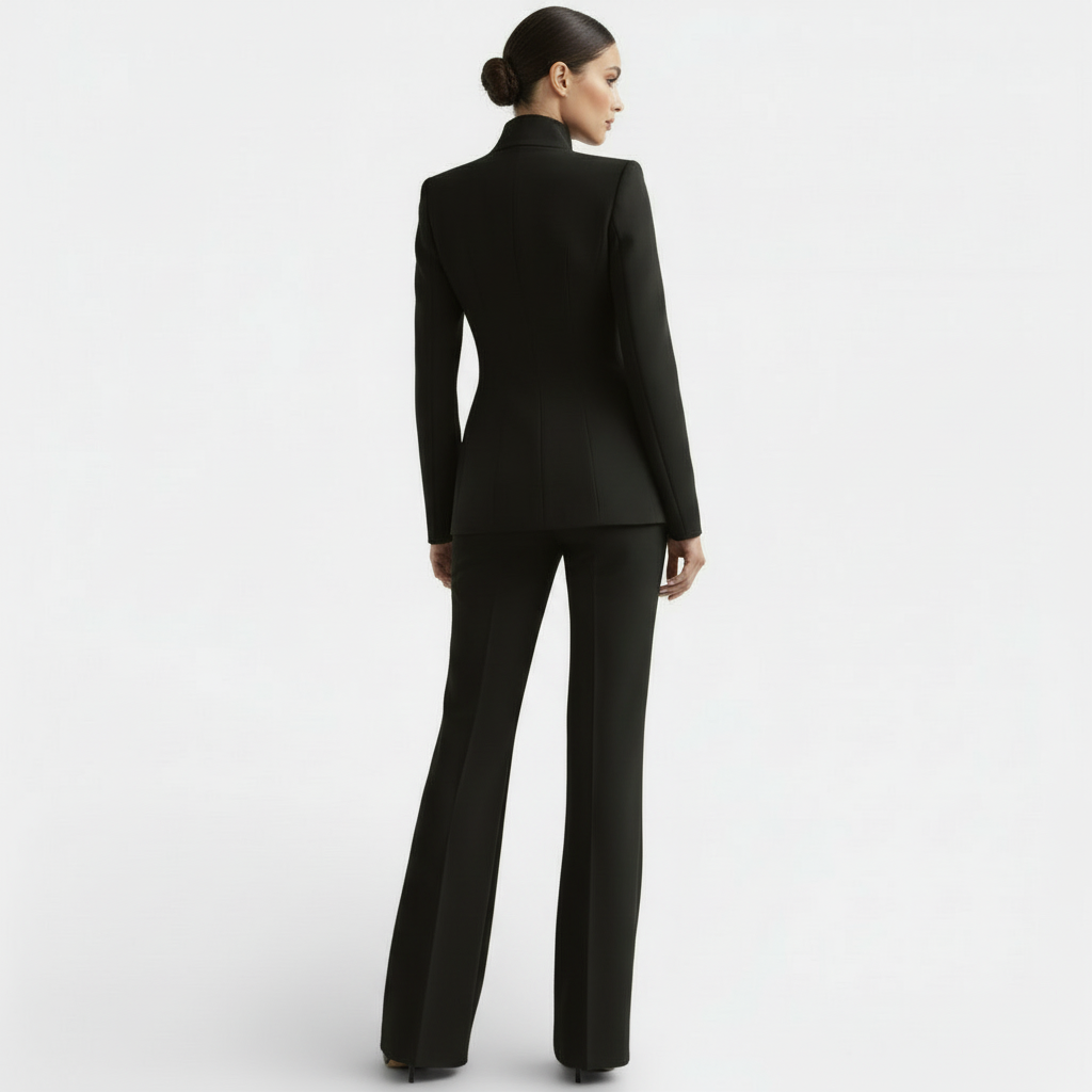 Conjunto de traje elegante para mujer