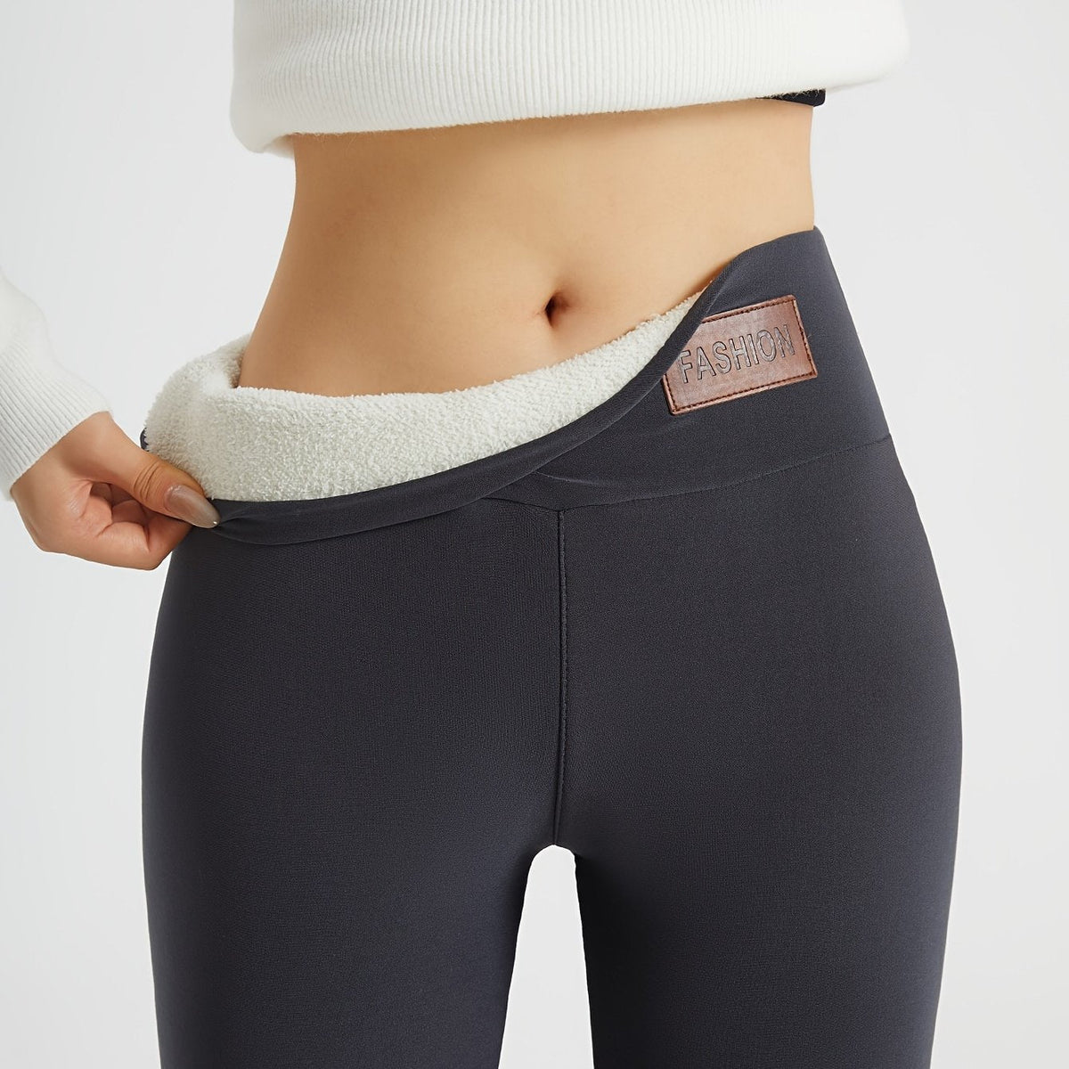 Women's High-Waist Fleece-Lined Leggings