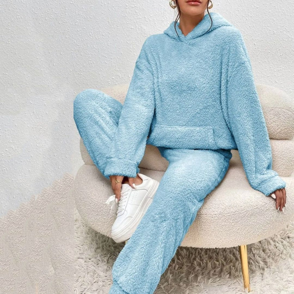 Women's Cozy Hooded Loungewear Set