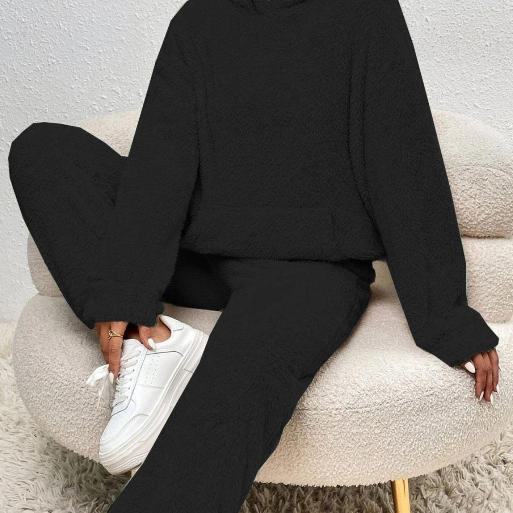 Women's Cozy Hooded Loungewear Set