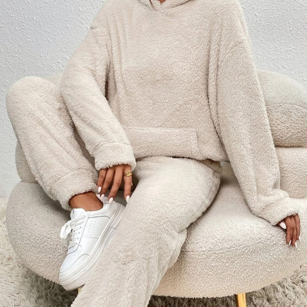 Women's Cozy Hooded Loungewear Set