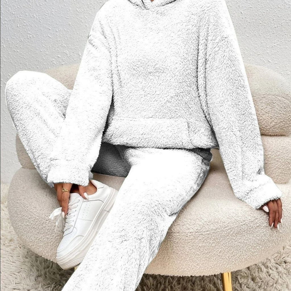Women's Cozy Hooded Loungewear Set