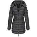 Ashby - Water-Resistant Quilted Winter Puffer Jacket - Black