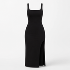 Seamless Bodycon Dress with Breathable Mesh Lining Curvay
