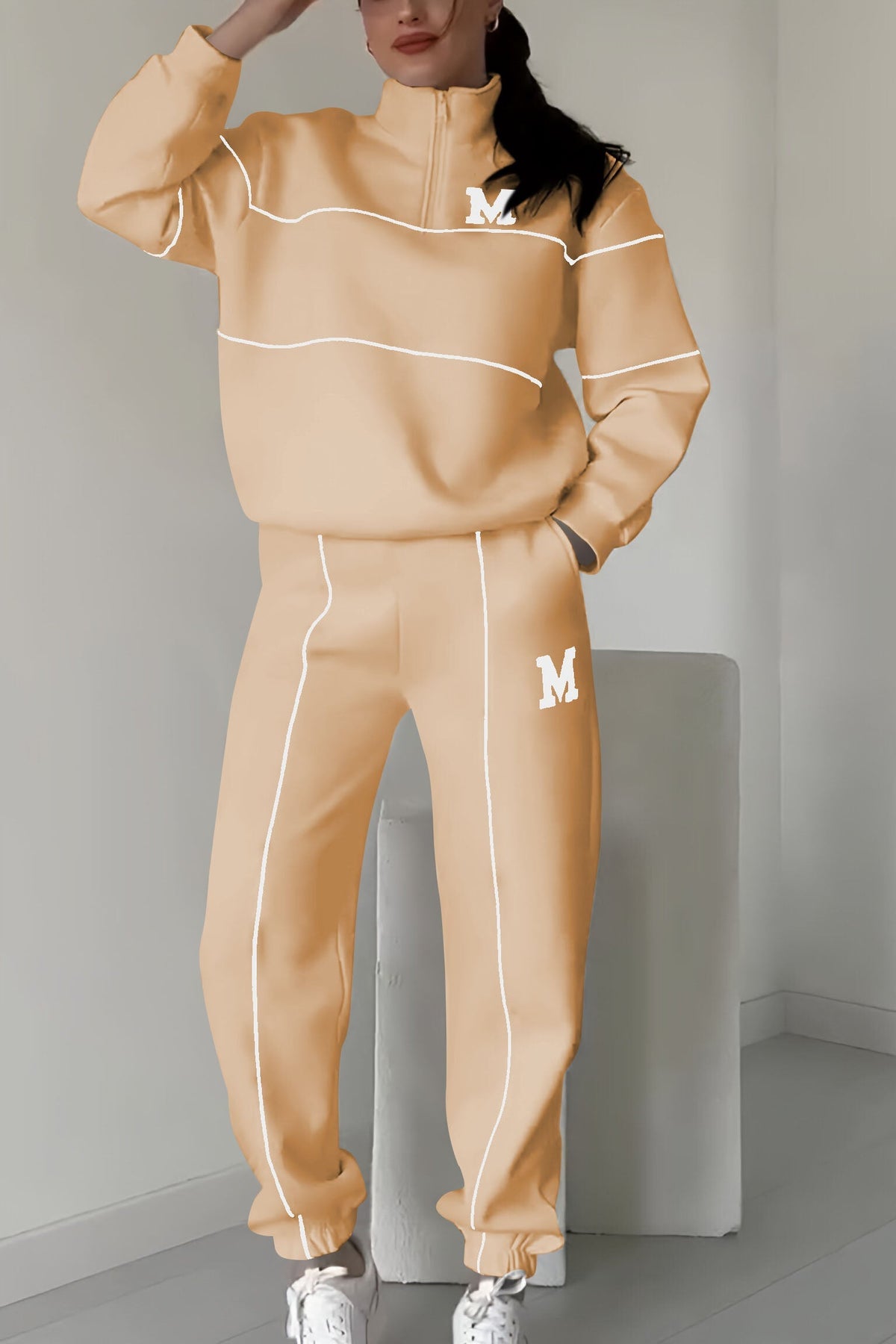 Women's casual two-piece lounge set