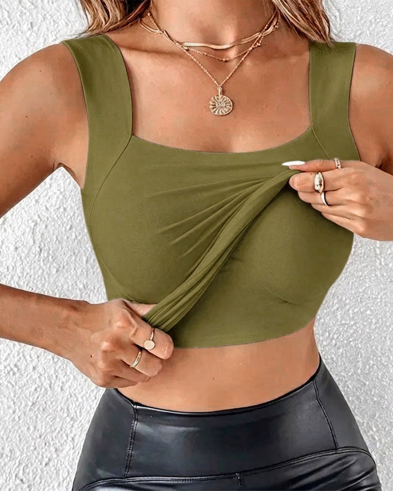 Shapewear-Top mit U-Ausschnitt und integriertem BH