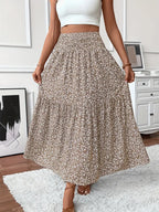Women's Maxi Floral Skirt