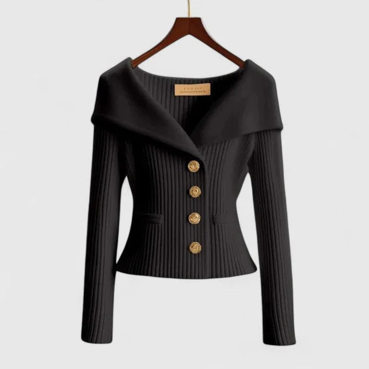 Women's Elegant Long Sleeve Cardigan