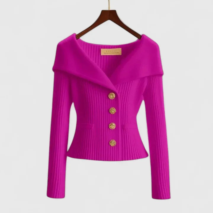 Women's Elegant Long Sleeve Cardigan
