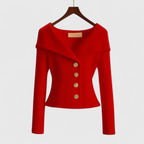 Women's Elegant Long Sleeve Cardigan