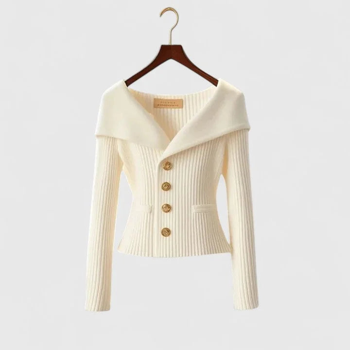 Women's Elegant Long Sleeve Cardigan