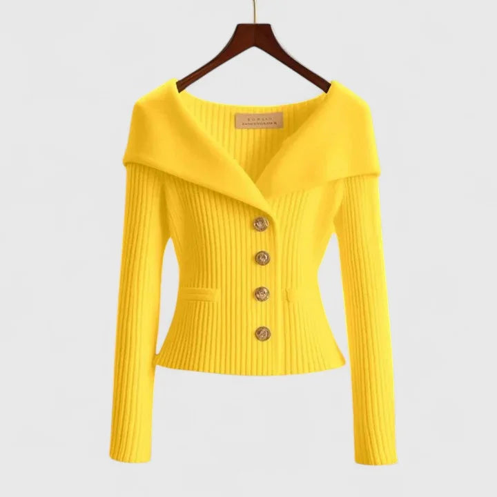 Women's Elegant Long Sleeve Cardigan