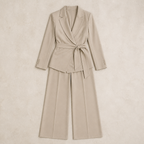 Women's Two-Piece Suit with Tie | Confidence and Effortless Elegance