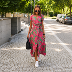 Women's Elegant Midi Dress