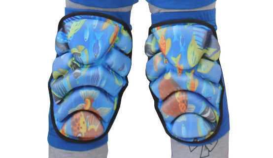 Men's & Women's Protective Sports Pants with Hip and Thigh Padding - Blue A
