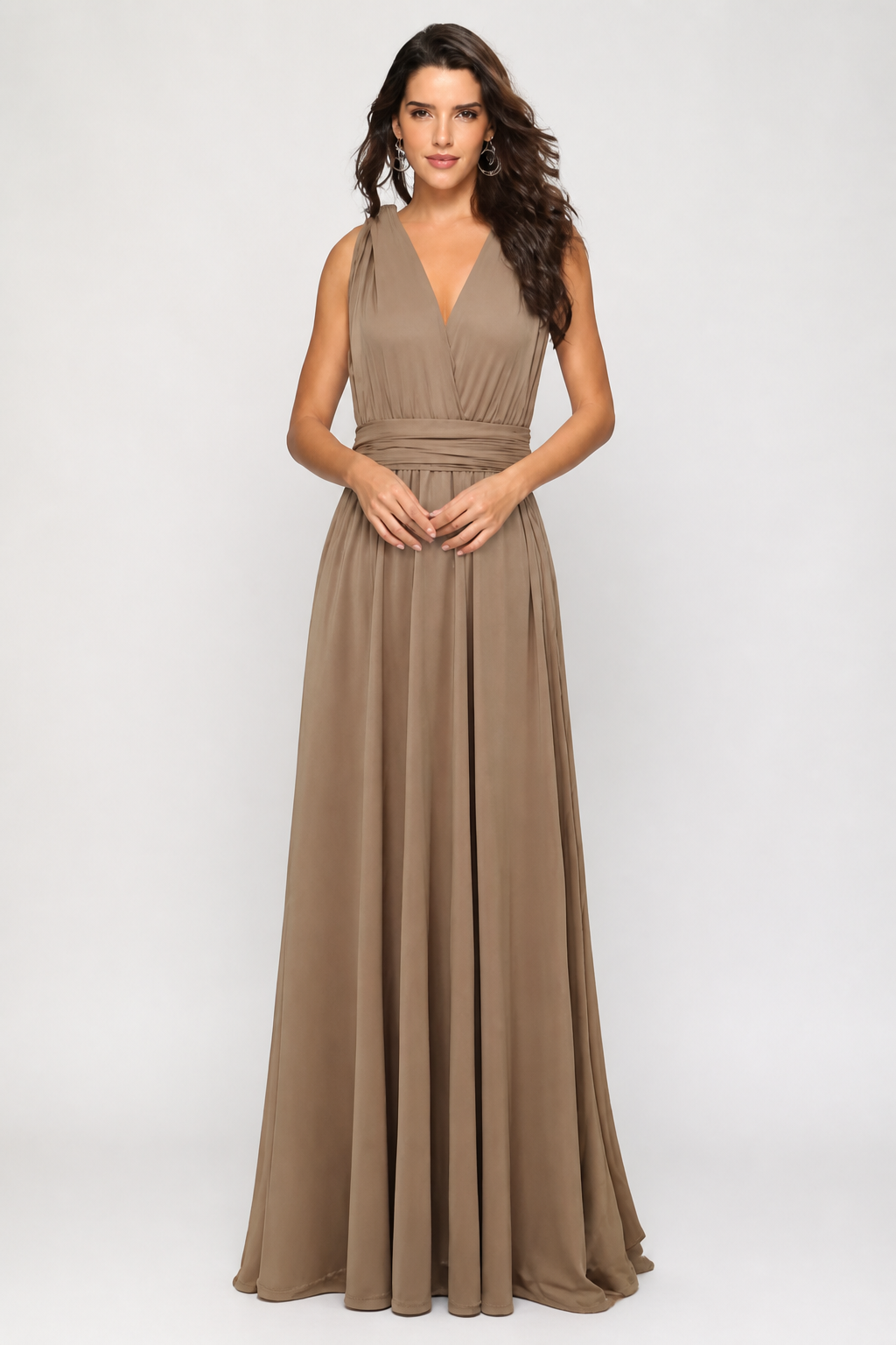Convertible wrap dress with adjustable straps | Casual Boho Summer Dress
