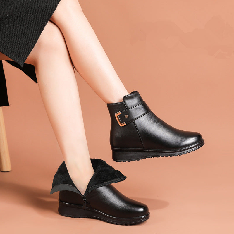 Orthopädische Schuhe aus echtem Leder für komfortablen Halt | Schuhe mit Fußgewölbestütze