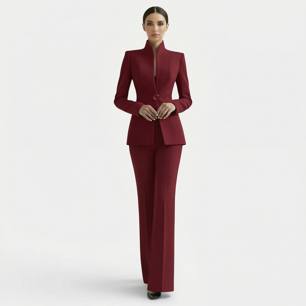 Conjunto de traje elegante para mujer