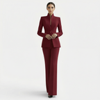 Conjunto de traje elegante para mujer
