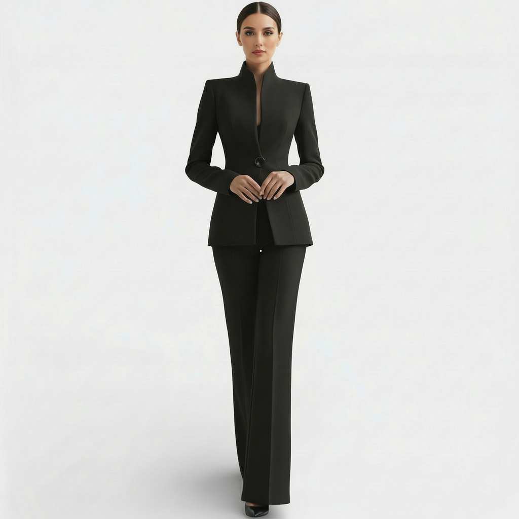 Conjunto de traje elegante para mujer