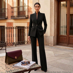 Conjunto de traje elegante para mujer