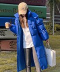 Warm Winter Jacket with Detachable Hood and Zip Pockets | Perfect for Cold Winter Months - Blue