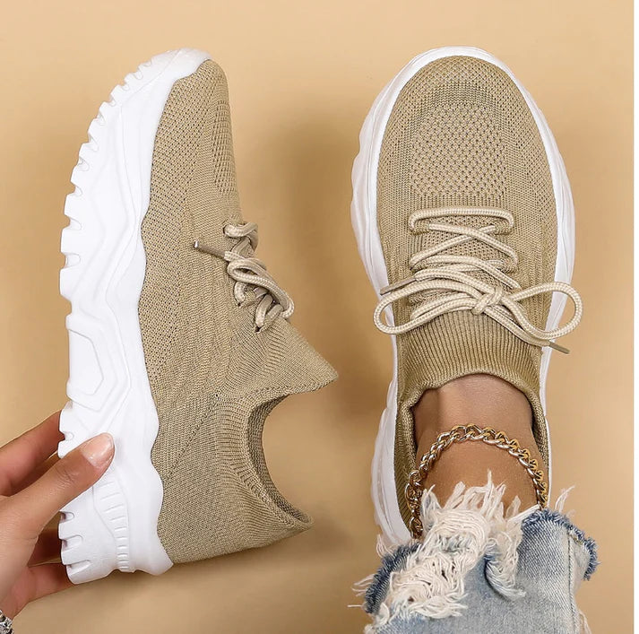 Bequeme orthopädische Schuhe mit zusätzlicher Fußstütze | Leichte Sneaker