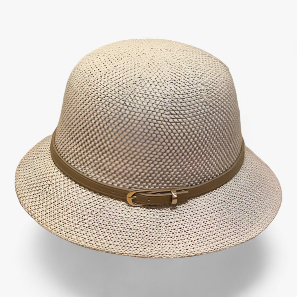 Elegant Linen Sun Hat with UV Protection