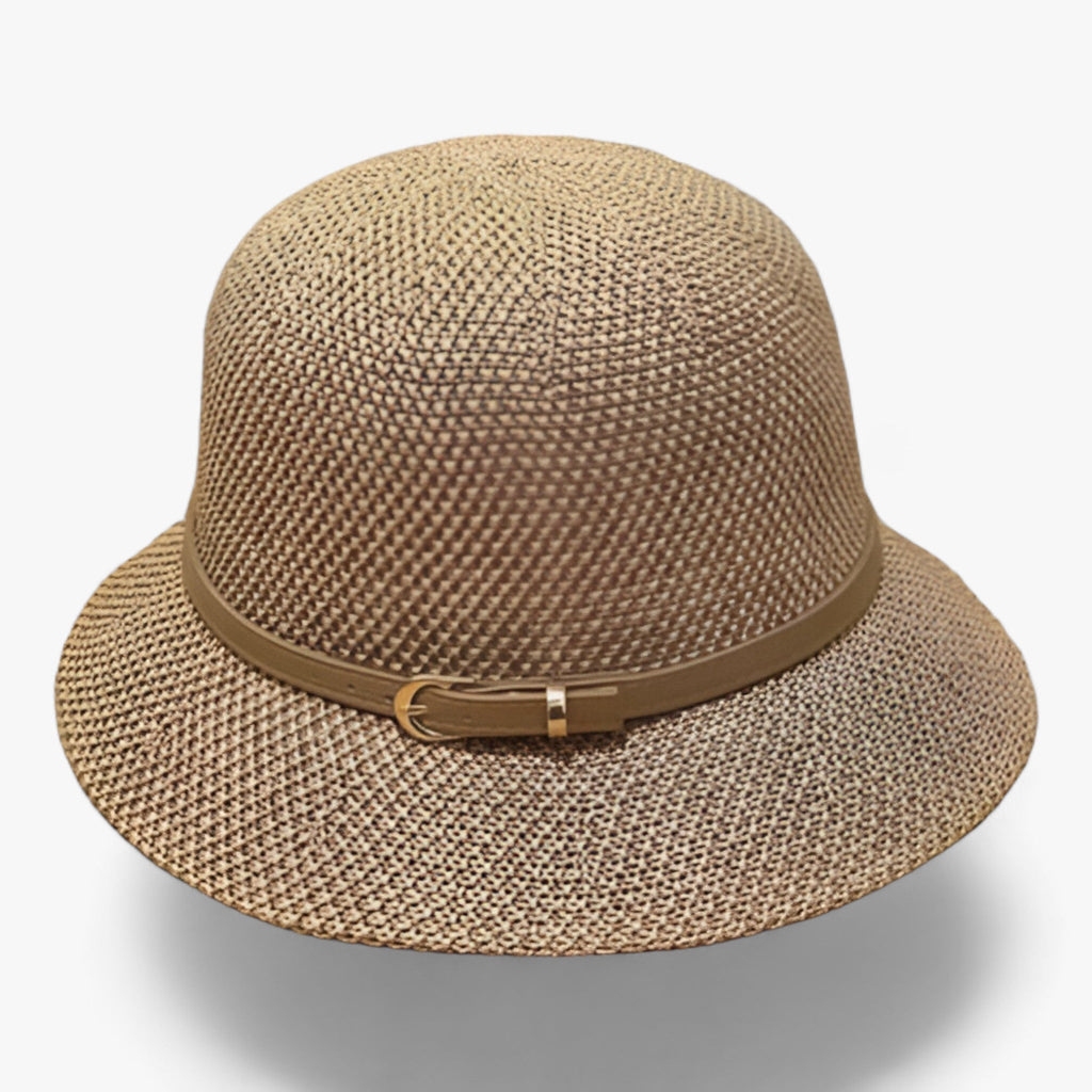 Elegant Linen Sun Hat with UV Protection