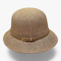 Elegant Linen Sun Hat with UV Protection