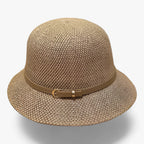 Elegant Linen Sun Hat with UV Protection