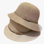 Elegant Linen Sun Hat with UV Protection