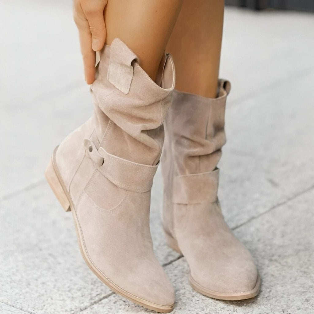 Casual Boots with Soft Sole and Durable Construction | Perfect for Autumn & Spring - Beige