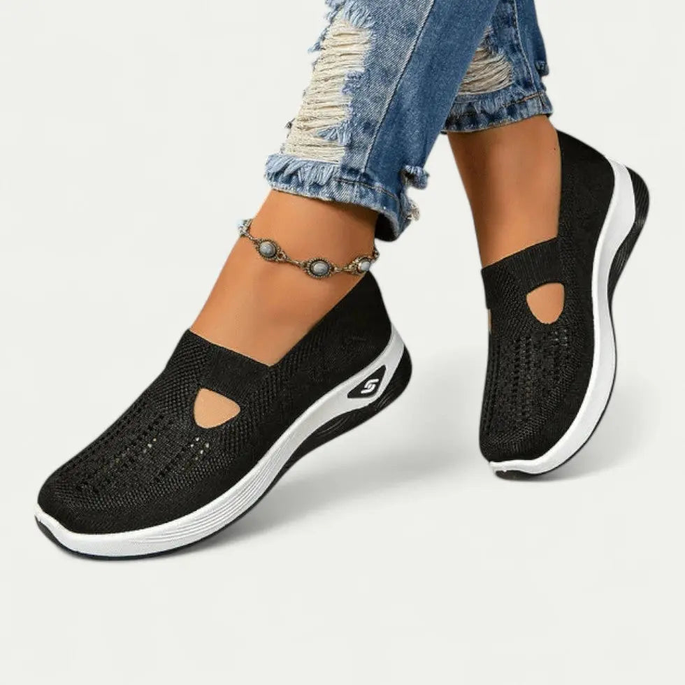 Bequeme Schuhe mit Dämpfung Rutschfest, atmungsaktiv, leicht, ideal für den Herbst
