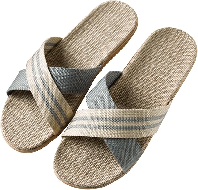 Bequeme Sandalen für Damen mit roten Kreuzriemen | Lässige Sandalen