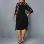Elegant Midi Dress | Cocktail Party Dress