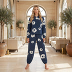 Boho Floral Cozy Outfit Set | Soft Casual Wear